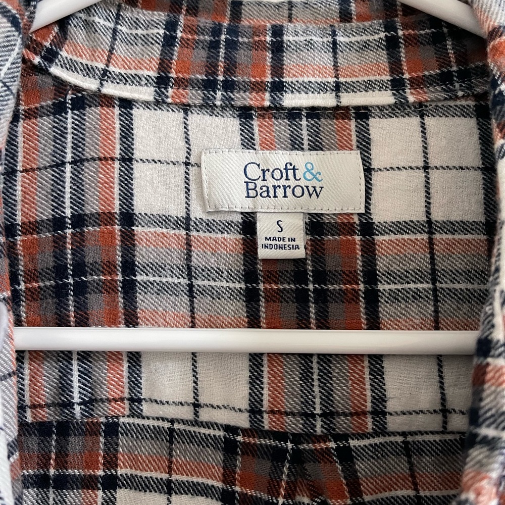 NWOT Croft & Barrow Plaid Flannel Shirt - Picture 4 of 4